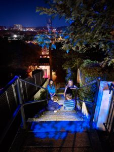 LK-9, South Side Stepss at 18th Street, Pittsburgh, PA: August 2