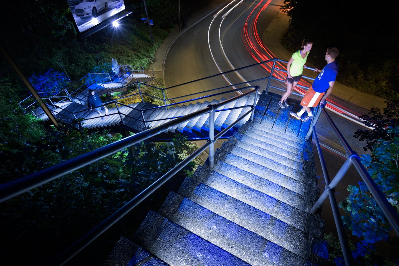 LK-9, South Side Stepss at 18th Street, Pittsburgh, PA: August 2